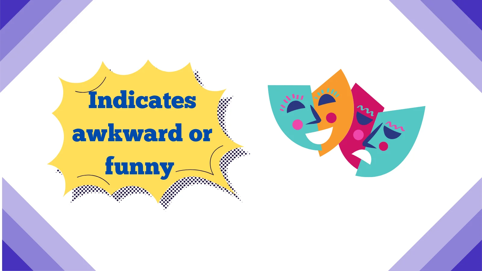 comedy mask meaning