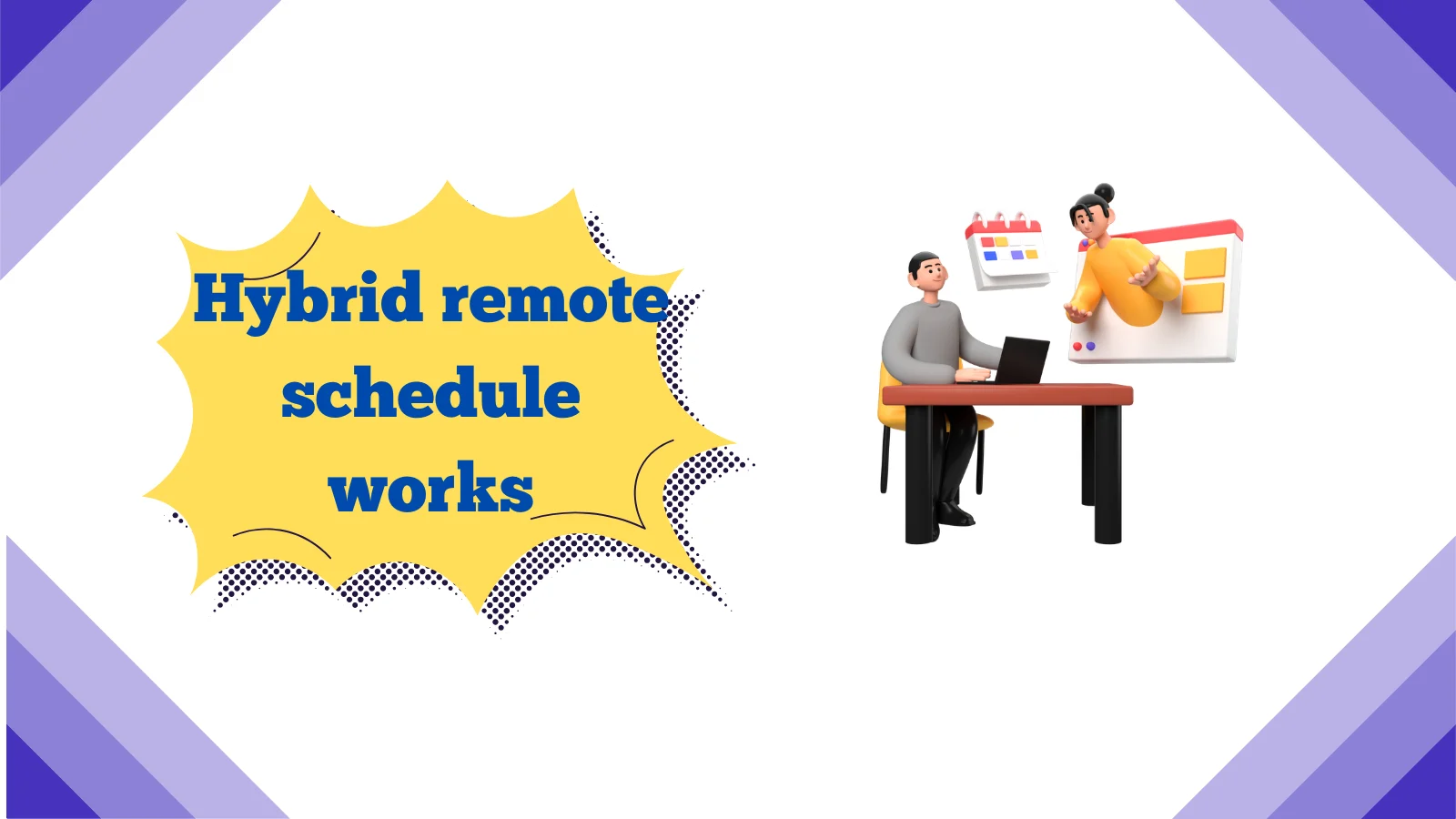 hybrid remote meaning
