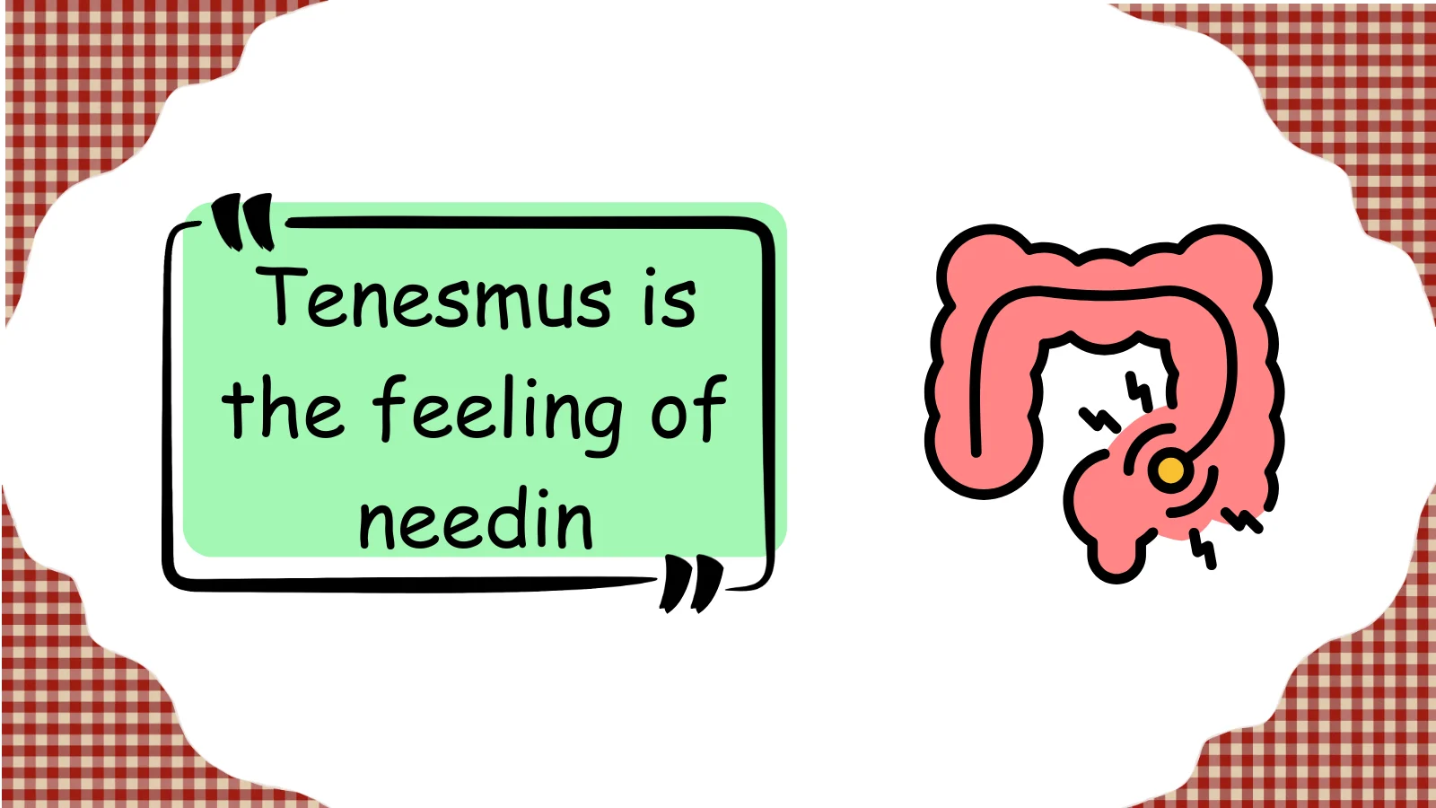 tenesmus meaning