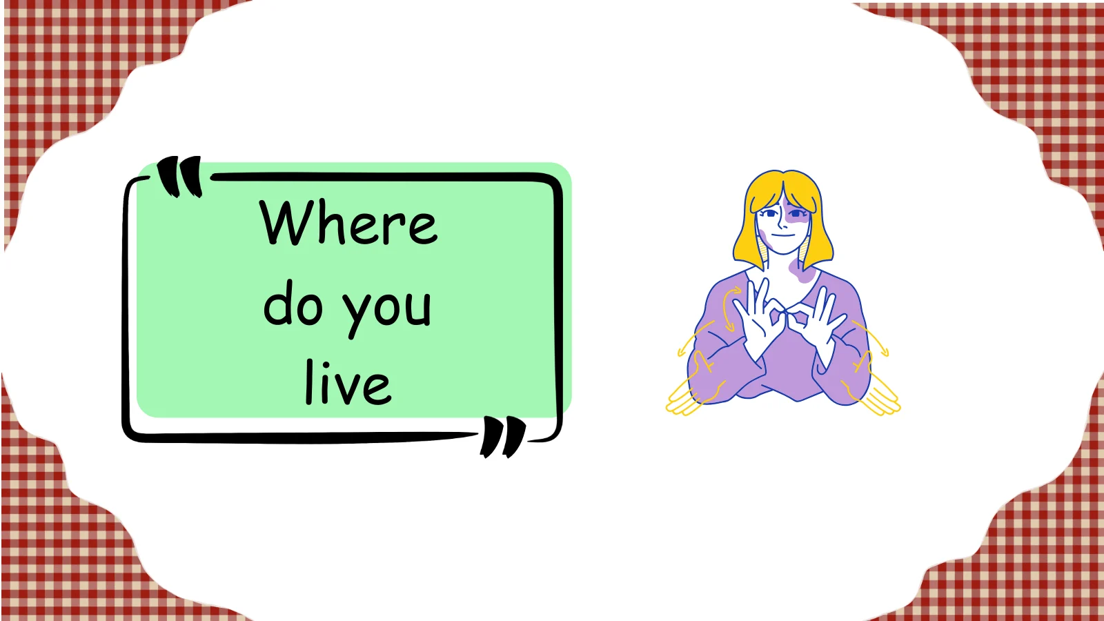 asl meaning in text