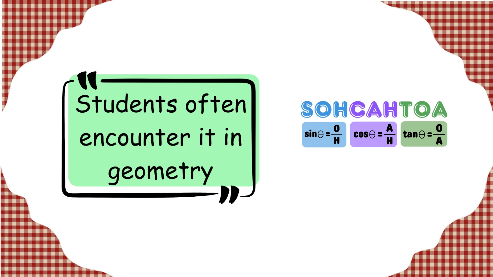 sohcahtoa meaning